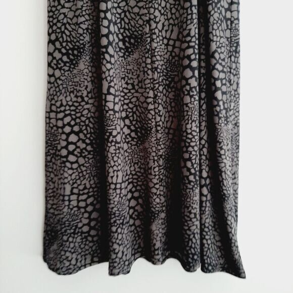 GEORGE Stretchy Fitted Babydoll Style Mini Dress Abstract Animal Print Sz XL - Picture 12 of 15